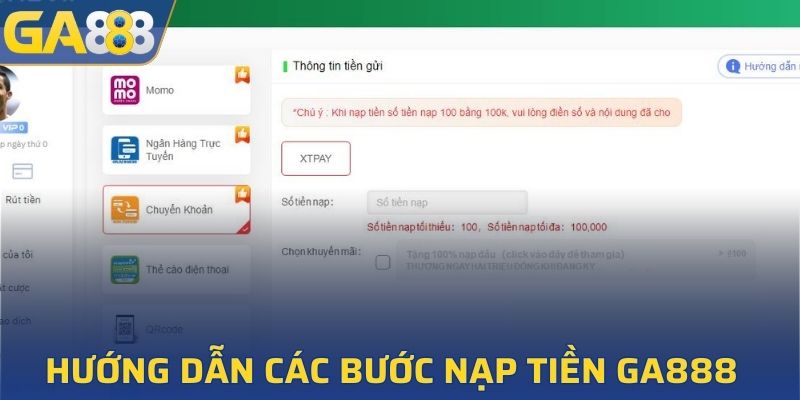 4 bước thêm tiền vào tài khoản nhanh chóng