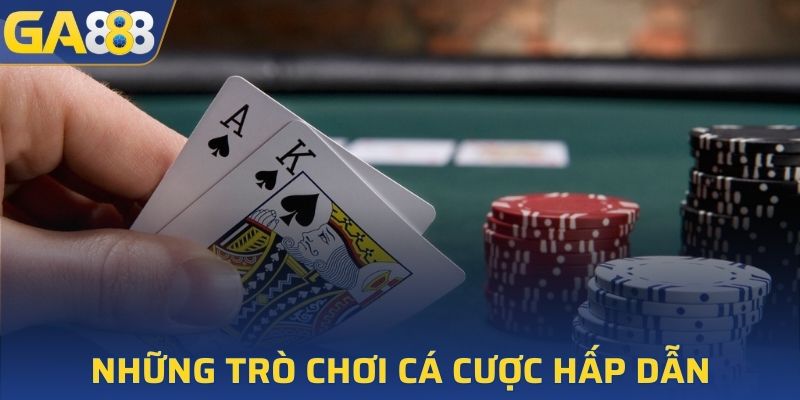 Tổng hợp những trò chơi hấp dẫn nhất tại game bài GA888